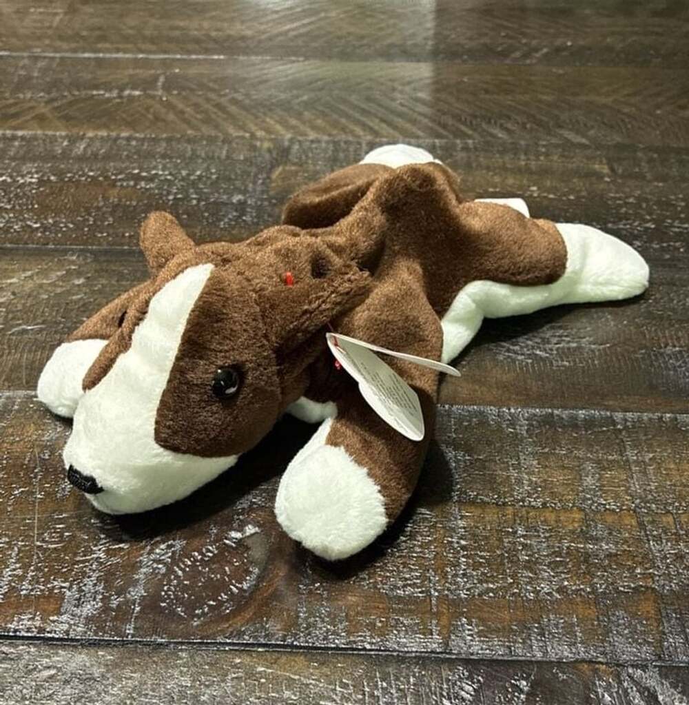 Ty Beanie Baby Bruno The Dog 1997 Retired Plush Toy